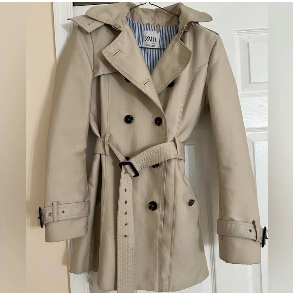 Zara, trench coat with hood